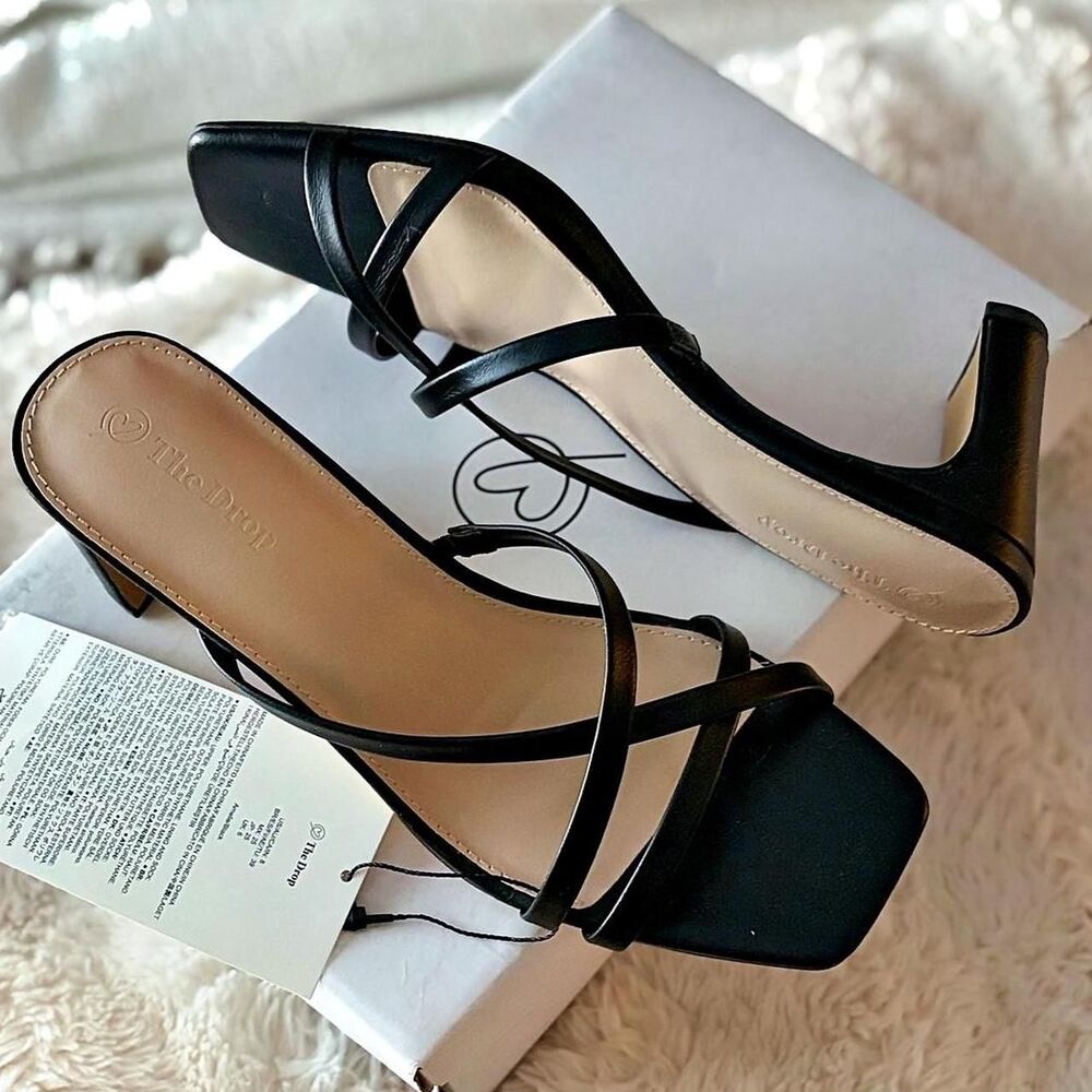The-drop Women's Black Footwear